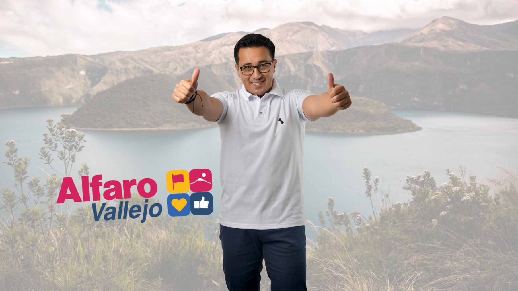 Alfaro Vallejo presentando el movimiento Vivir Bien 103